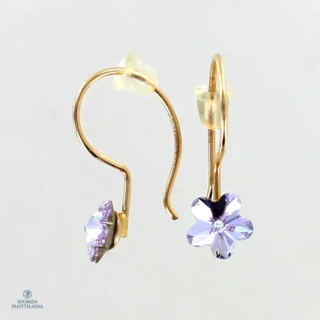 Kivikorvakorut, korkeus 18mm, 585br, Paino: 0,6 g