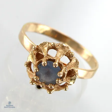 Kivisormus, koko 16¾, 585br, Paino: 1,9 g