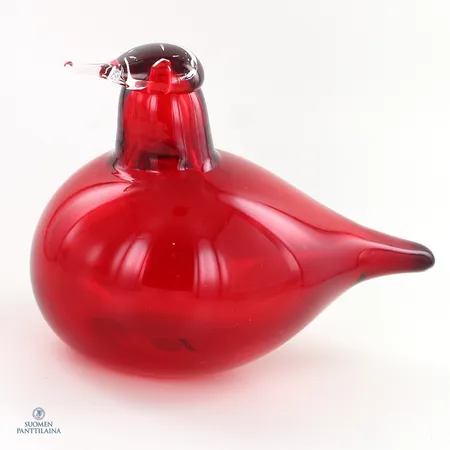 Lasilintu, design Oiva Toikka Iittala, Tirri, karpalo, koko 110x75mm