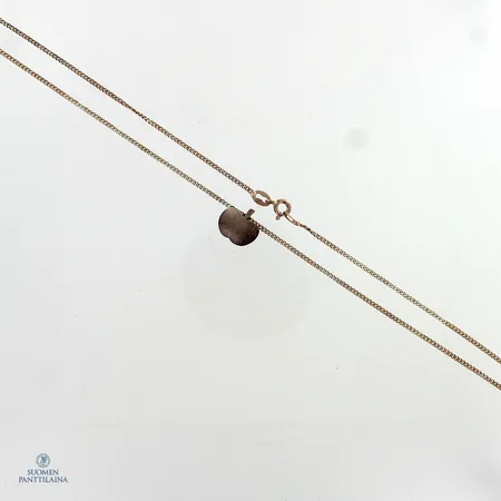 Kaulaketju riipuksella, ketjun pituus 44,5cm, riipuksen korkeus 11mm, 925, Paino: 3,2 g