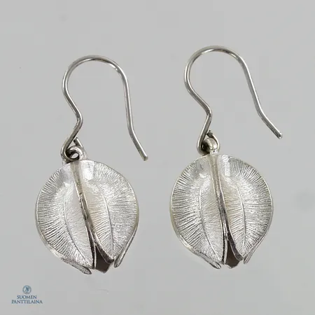 Korvakorut Kalevala Koru, Lumikukka, korkeus 30mm, 925, Paino: 7,5 g