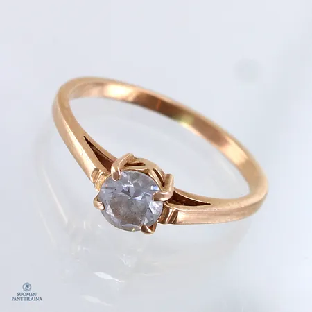 Kivisormus, koko 16½, 585br,  Paino: 1,7 g