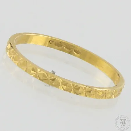 Kuvioitu-sormus, koko 20¼, 750,  Paino: 2,1 g