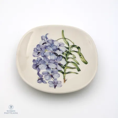 Seinälautanen Arabia, World Wildlife Fund. Vanda Coerulea. Design, Mary Grierson. Ø 12,2mm