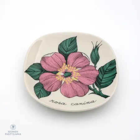 Seinälautanen Arabia, Esteri Tomula, rosa canina , Ø 12cm