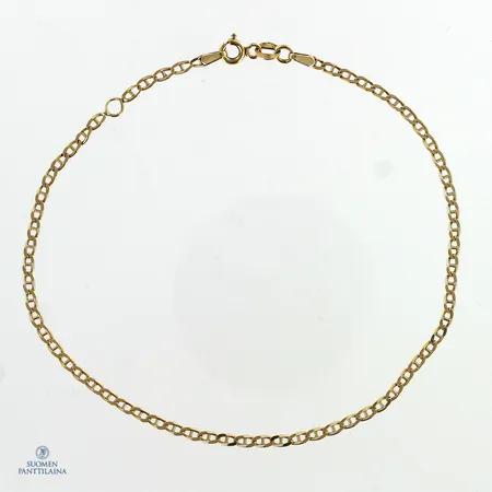 Nilkkaketju, pituus 22,5-25cm, 585,  Paino: 2,8 g