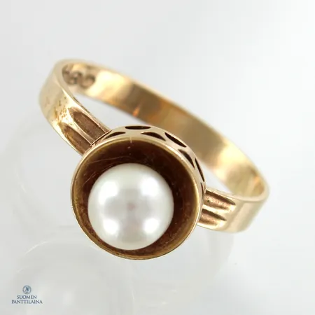 Helmisormus, koko 17½, 585br,  Paino: 2,5 g