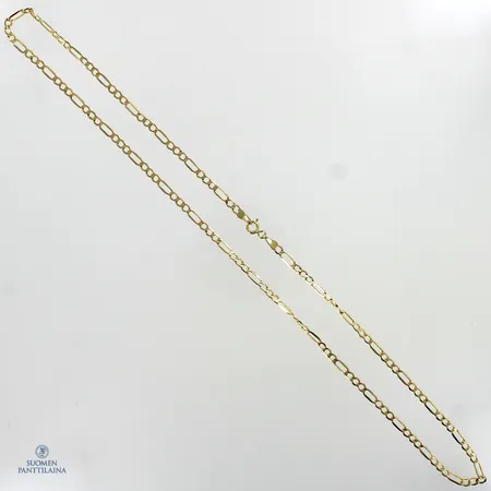 Figaro-kaulaketju, pituus 51cm, 585,  Paino: 3,2 g
