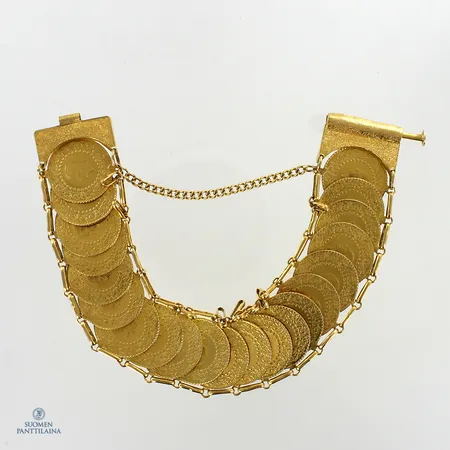 Raharannekoru, leveys 23mm, pituus 190mm, 875,  Paino: 50,7 g