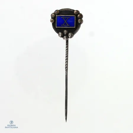Emaloitu solmioneula, korkeus 60mm, 813br,  Paino: 3,8 g