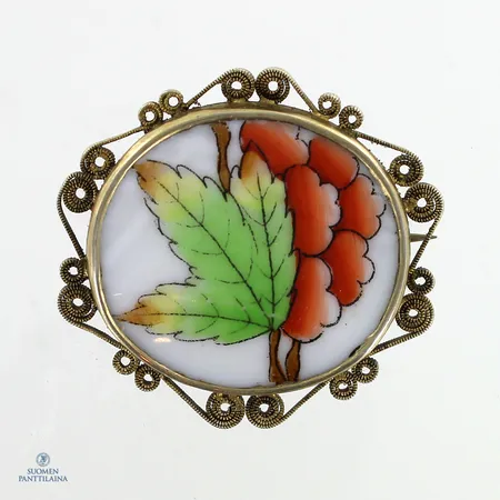 Rintakoru, mitat 36x38mm, 813br,  Paino: 9,7 g