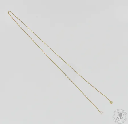 Panssari-kaulaketju, pituus 44cm, leveys 1mm, ei lukkoa, 585,  Paino: 2,4 g