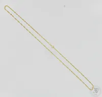 Singapore-kaulaketju, pituus 50cm, leveys 2mm, 585,  Paino: 3,1 g