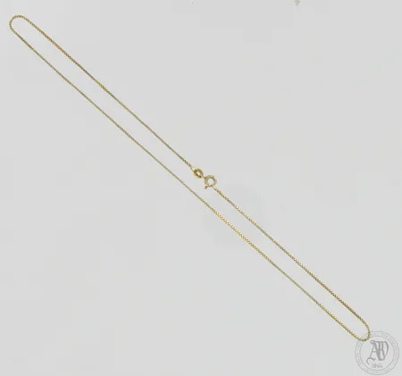 Venetsia-kaulaketju, pituus 43cm, leveys 1mm, 585,  Paino: 2,4 g