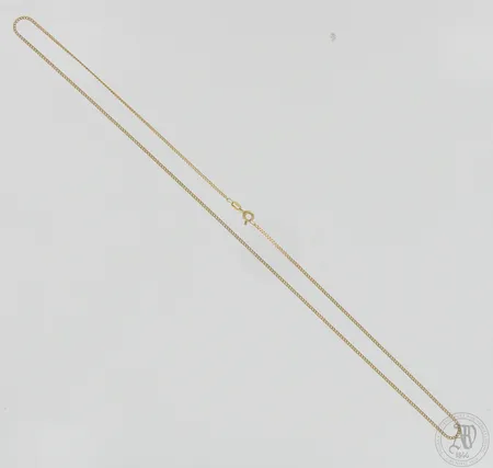 Panssarikaulaketju, pituus 54cm, leveys 2mm, 585,  Paino: 3,8 g