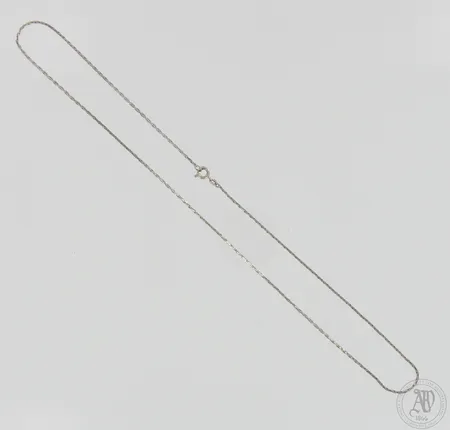 Ankkuri-kaulaketju, pituus 50cm, leveys 1mm, 835,  Paino: 4,1 g