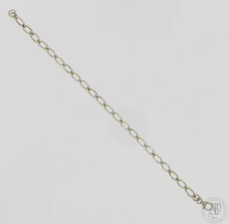 Ranneketju, pituus 200mm, leveys 6mm, 925,  Paino: 7,2 g