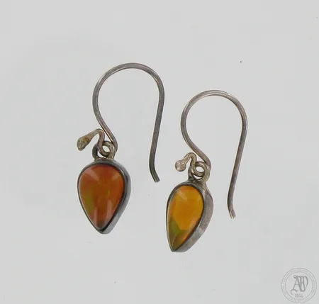 Kivikorvakorut, korkeus 25mm, leveys 8mm, 925br, Paino: 2 g