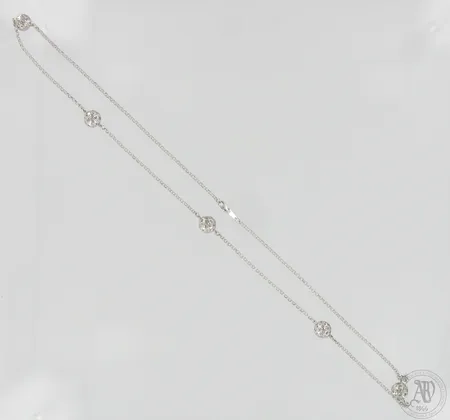 Kaulakoru, Leäppäkerttu, Liisa Vitali, Kultakeskus, pituus 80cm, leveys 2-12mm, 925,  Paino: 15,2 g