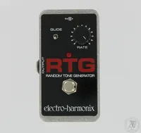 Pedaali Electro Harmonix RTG Random Tone Generator, ohjeet, tarrat ja laatikko. 