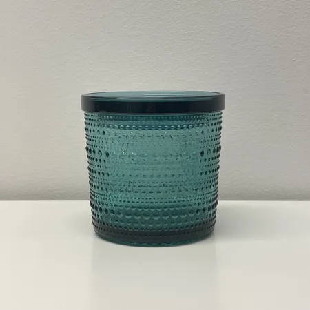Purkki Iittala, Kastehelmi, mitat 116x114mm, merensininen