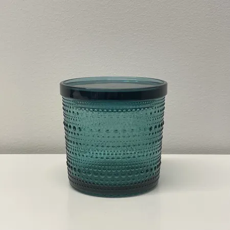 Purkki Iittala, Kastehelmi, mitat 116x114mm, merensininen