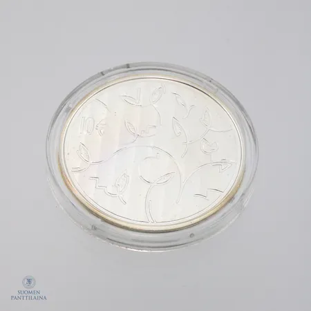 Hopeinen juhlaraha, Valtioneuvosto 200 vuotta, 2009, 10 euroa, 925, Paino: 25,5 g