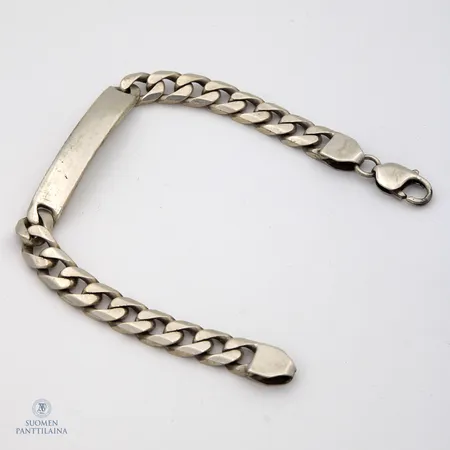 Laattaranneketju, pituus 210mm, leveys 8,3mm, 925,  Paino: 32,6 g