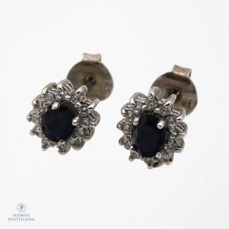 Kivikorvakorut, korkeus 10mm, 925br, Paino: 2 g