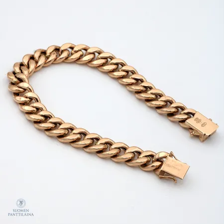 Panssariranneketju, painaumia, pituus 205mm, leveys 10mm, 585,  Paino: 17,8 g