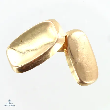 Kalvosinnappi, painaumia, mitat 18x11mm, 585,  Paino: 2,3 g