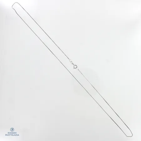 Venetsia-kaulaketju, pituus 45cm, 585 valkokulta,  Paino: 1,4 g
