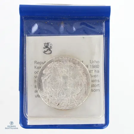 Juhlaraha, Urho Kekkonen 1981, nimellisarvo 50mk, 500,  Paino: 20 g