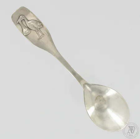 Kummilusikka, 137mm, kaiverrettu, 830,  Paino: 26,4 g