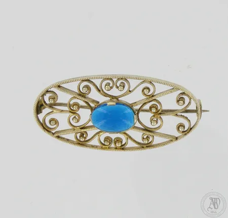 Filigraani-kivirintakoru, leveys 44mm, 813br,  Paino: 5,4 g