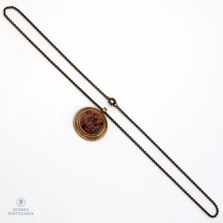 Kaulakoru Kalevala Koru, riipus-1271, ketjun pituus 45cm, pronssi.