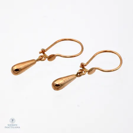 Kyynel-korvakorut, korkeus 24mm, 585, Paino: 0,7 g
