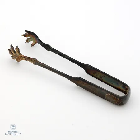Sokeripihdit, Musla, pituus 112mm, kaiverrettu, metallia,