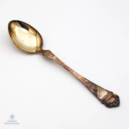 Jälkiruokalusikka, kaiverrettu, 166mm, 830, Paino: 34,2 g