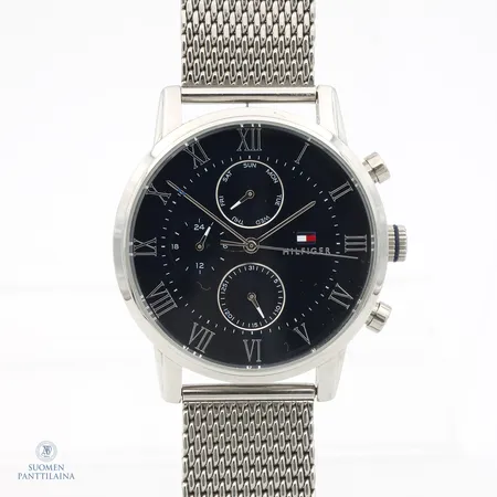 Teräsrannekello Tommy Hilfiger, ref.TH.329.1.14.2250.1, Quartz, yksi naarmu lasissa.