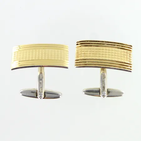Kuvioidut kalvosinnapit, mitat 21x12mm, 925,  Paino: 7,5 g