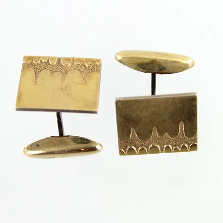Kuvioidut kalvosinnapit, mitat 18x18mm, 830br,  Paino: 11,1 g