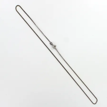 Panssarikaulaketju, pituus 45cm, 925, Paino: 2,5 g