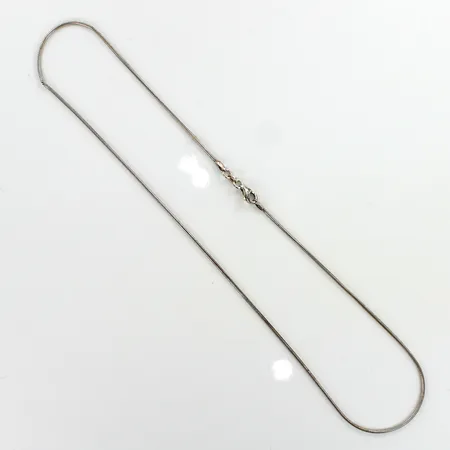 Käärme-kaulaketju, pituus 44.5cm, 925,  Paino: 5,5 g