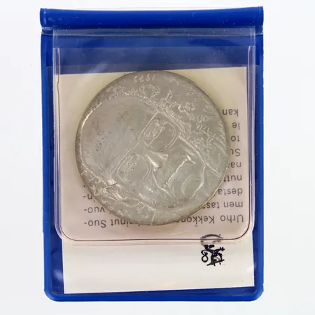 Juhlaraha, Urho Kekkonen 1975, nimellisarvo 10 mk, 500,   Paino: 23,4 g