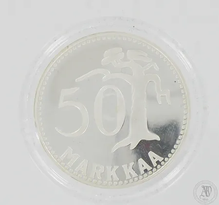 Replika, 50 markkaa 1954, 925, Paino: 19,2 g