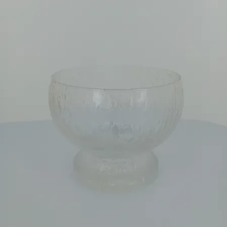 Jälkiruokamalja Iittala, Kekkerit, design Timo Sarpaneva, korkeus 90mm, Ø 100mm.
