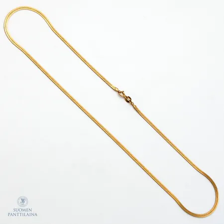 Kaulakoru, pituus 45cm, leveys 2mm, 585, Paino: 5,4 g