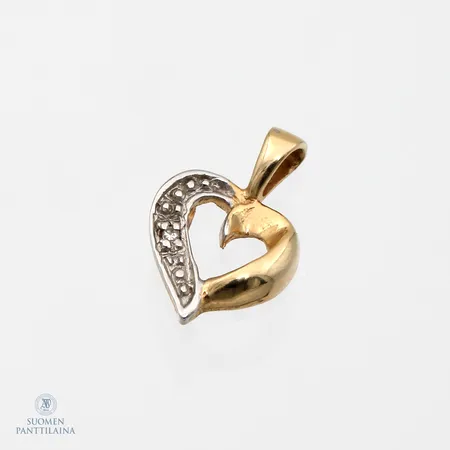 Timanttiriipus 1xn.0.005ct, 585,  Paino: 0,4 g
