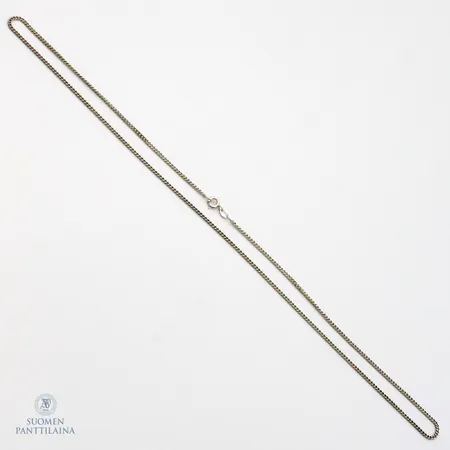 Panssarikaulaketju, pituus 59,5cm, leveys 1,9mm, 925,  Paino: 6,7 g